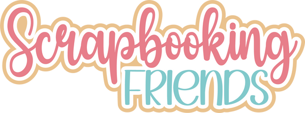 Scrapbooking Friends - Scrapbook Page Title Sticker