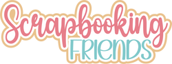 Scrapbooking Friends - Scrapbook Page Title Die Cut