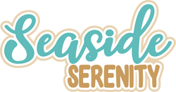 Seaside Serenity - Scrapbook Page Title Sticker