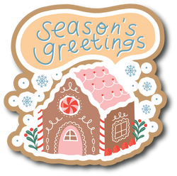 Season's Greetings - Scrapbook Page Title Sticker