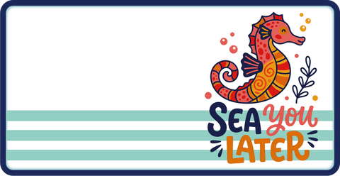 Sea You Later - Scrapbook Page Title Die Cut