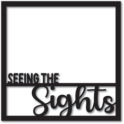 Seeing the Sights - Scrapbook Overlay - Digital Cut File - SVG - INSTANT DOWNLOAD
