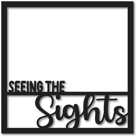 Seeing the Sights - Scrapbook Overlay - Digital Cut File - SVG - INSTANT DOWNLOAD