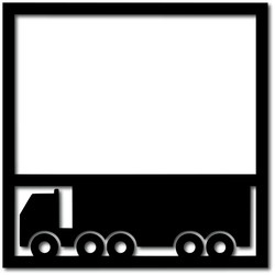 Semi Truck - Digital Cut File - SVG - INSTANT DOWNLOAD