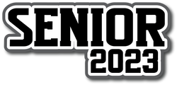 Senior 2023 - Scrapbook Page Title Sticker