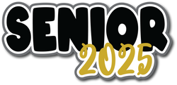 Senior 2025 - Scrapbook Page Title Sticker