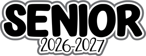 Senior 2026-2027 - Scrapbook Page Title Sticker