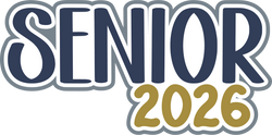 Senior 2026 - Scrapbook Page Title Sticker