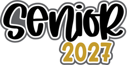 Senior 2027 - Digital Cut File - SVG - INSTANT DOWNLOAD