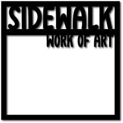 Sidewalk Work of Art - Digital Cut File - SVG - INSTANT DOWNLOAD