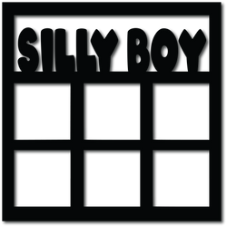 Silly Boy - 6 Frames - Digital Cut File - SVG - INSTANT DOWNLOAD