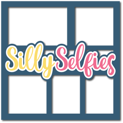 Silly Selfies - 5 Frames - Layered Overlay - Digital Cut File - SVG - INSTANT DOWNLOAD