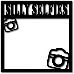 Silly Selfies - Digital Cut File - SVG - INSTANT DOWNLOAD