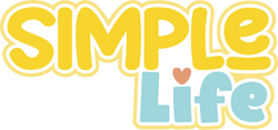 Simple Life - Scrapbook Page Title Die Cut