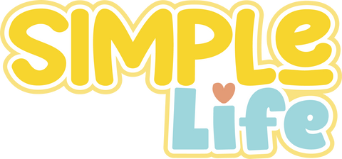 Simple Life - Scrapbook Page Title Sticker