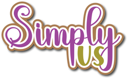 Simply Us - Scrapbook Page Title Die Cut