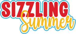 Sizzling Summer - Digital Cut File - SVG - INSTANT DOWNLOAD
