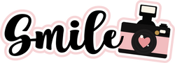 Smile - Scrapbook Page Title Die Cut