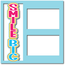 Smile Big - Layered Overlay - Digital Cut File - SVG - INSTANT DOWNLOAD
