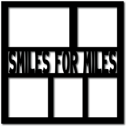 Smiles for Miles - 5 Frames - Digital Cut File - SVG - INSTANT DOWNLOAD