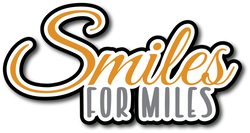 Smiles for Miles - Scrapbook Page Title Die Cut