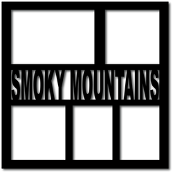 Smoky Mountains - 5 Frames - Digital Cut File - SVG - INSTANT DOWNLOAD