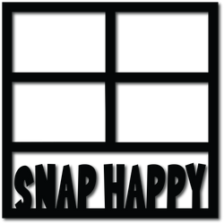 Snap Happy - 4 Frames - Digital Cut File - SVG - INSTANT DOWNLOAD