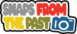 Snaps from the Past - 4 Frames - Scrapbook Page Layered Overlay Kit