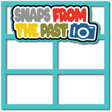 Snaps from the Past - 4 Frames - Scrapbook Page Layered Overlay Kit