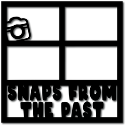 Snaps from the Past - 4 Frames - Digital Cut File - SVG - INSTANT DOWNLOAD