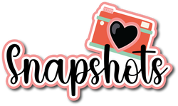 Snapshots - Scrapbook Page Title Die Cut