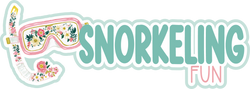 Snorkeling Fun  - Scrapbook Page Title Sticker