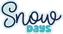 Snow Days - Digital Cut File - SVG - INSTANT DOWNLOAD