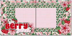 So Berry Sweet - Scrapbook Double Page Kit