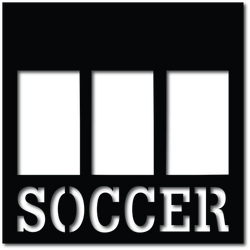 Soccer - 3 Frames - Digital Cut File - SVG - INSTANT DOWNLOAD