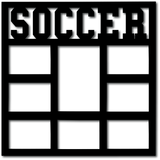 Soccer - 8 Frames - Digital Cut File - SVG - INSTANT DOWNLOAD