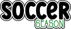 Soccer Season - Scrapbook Page Title Sticker