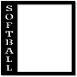 Softball - Digital Cut File - SVG - INSTANT DOWNLOAD