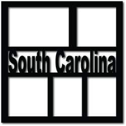 South Carolina - 5 Frames - Digital Cut File - SVG - INSTANT DOWNLOAD