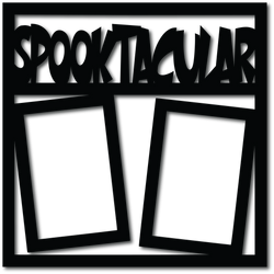 Spooktacular - 2 Frames - Digital Cut File - SVG - INSTANT DOWNLOAD
