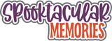Spooktacular Memories - 6 Frames - Scrapbook Page Layered Overlay Kit