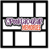 Spooktacular Memories - 6 Frames - Scrapbook Page Layered Overlay Kit