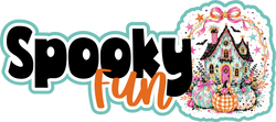 Spooky Fun - Scrapbook Page Title Die Cut