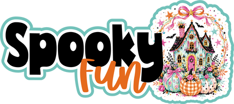 Spooky Fun - Scrapbook Page Title Die Cut