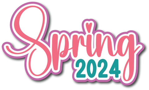 Spring 2024 - Scrapbook Page Title Sticker