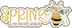 Spring is My Favorite Season - Scrapbook Page Title Sticker