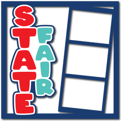 State Fair - 3 Frames  - Layered Overlay - Digital Cut File - SVG - INSTANT DOWNLOAD (Copy)