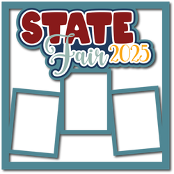 State Fair 2025 - 3 Frames - Scrapbook Page Layered Overlay Kit