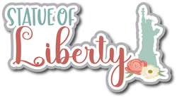 Statue of Liberty - Scrapbook Page Title Sticker