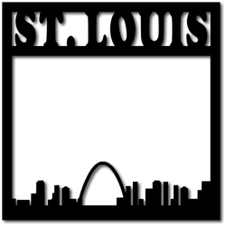 St. Louis Skyline - Digital Cut File - SVG - INSTANT DOWNLOAD